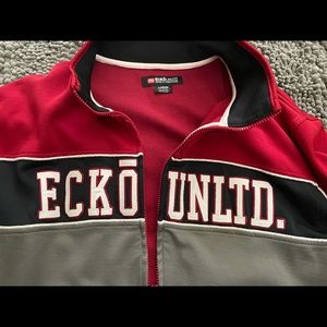🦏 ECKO UNLTD. Collared Logo Zip Up
